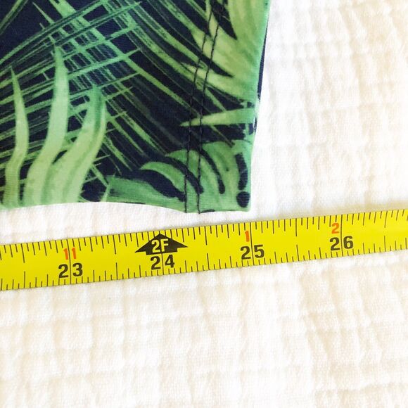 Balance Collection Full Length Leggings Tropical Floral Fronds Medium Wicking - Picture 9 of 9